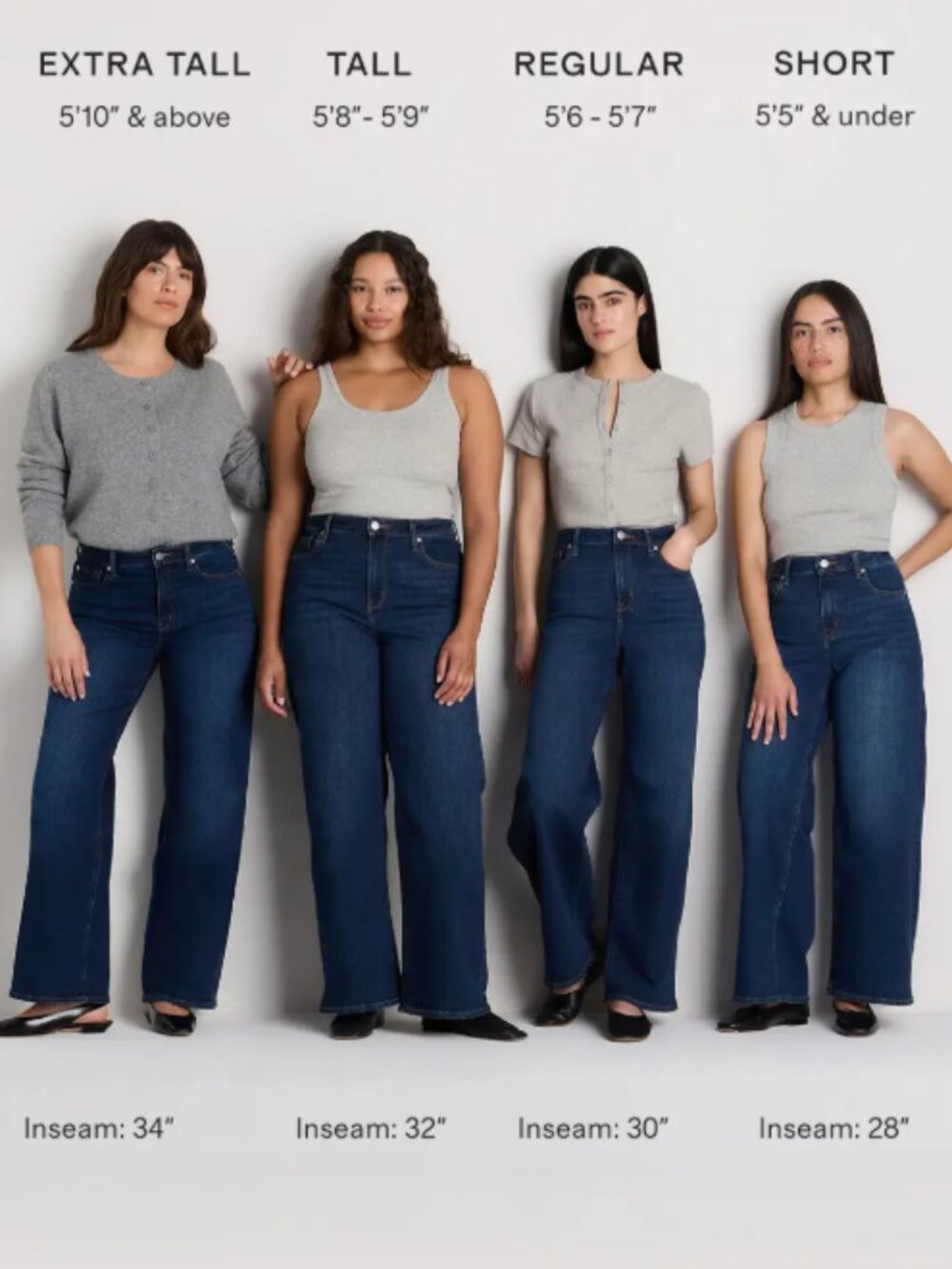 Size 28 Bella Stretch Wide Leg Jeans in Midnight Blue - Picture 5 of 5